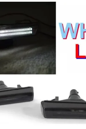 BMW E38 7 Series/E46 M3 Crystal Light Bar White Led Smoke DEPO Side Marker Sale