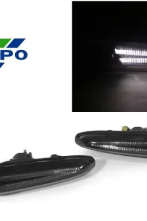 Trusted Brand BMW E90/E91/E92/E93/E82 DEPO SMOKE LIGHT BAR WHITE LED DEPO Side Marker LightS