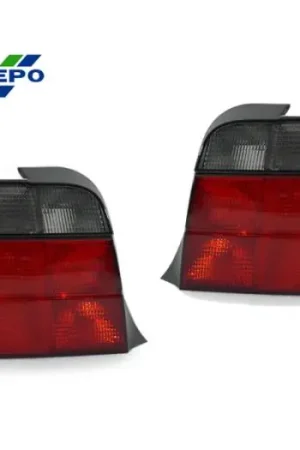 BMW E36 3D Red/Smoke DEPO Tail Light Free Delivery