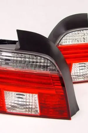 BMW E39 5 Series 4D Red/Clear Facelift Look DEPO Tail Lights Trending