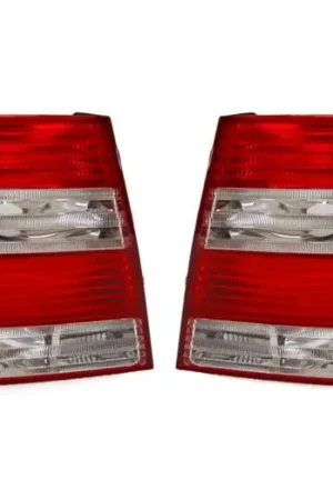 Volkswagen Jetta/Bora 4 Facelift Am Red/Clear DEPO Tail Lights Buy Direct