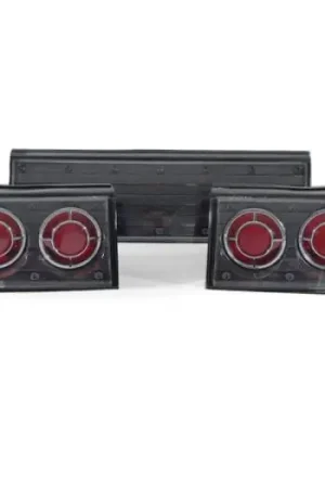 Mitsubishi Eclipse Carbon Fiber Look Rear 3 Piece DEPO Tail Light Worldwide Shipping