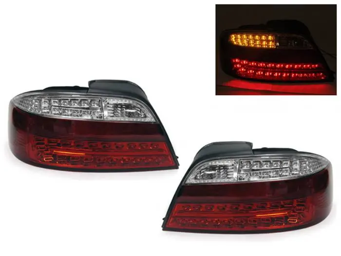Buy Direct Acura TL Depo Red/Clear Led DEPO Tail Light