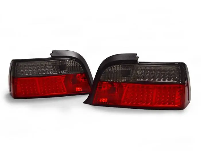 BMW E36 2D Led Red/Smoke DEPO Tail Lights Special Offer