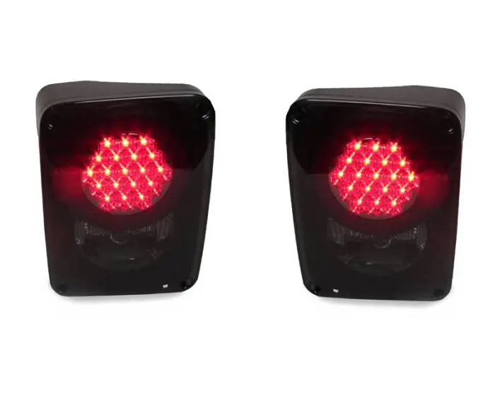 Jeep Wrangler JK Depo Black Smoke Led DEPO Tail Light Deal