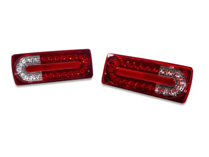 Mercedes W463 G Class Facelift Look Red/Clear Led DEPO Tail Light Special Offer