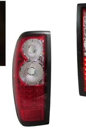 Nissan Frontier Dm Led DEPO Tail Light - Red/Clear Fast Shipping
