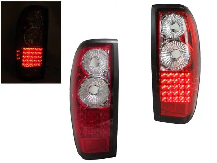 Nissan Frontier Dm Led DEPO Tail Light - Red/Clear Fast Shipping
