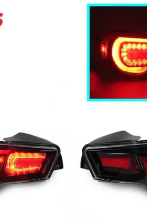 Scion FR-S / Brz Tom'S Rear Led Black / Red DEPO Tail Light Free Delivery