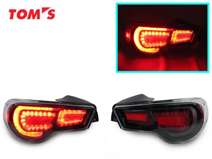 Scion FR-S / Brz Tom'S Rear Led Black / Red DEPO Tail Light Free Delivery