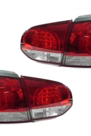 Save Now Volkswagen Golf 6 Depo Red/Clear Led DEPO Tail Lights