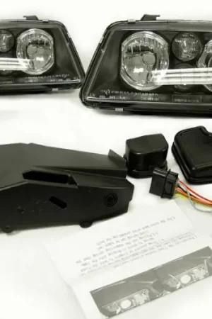 Volkswagen Jetta / Bora Depo Black Angel Eyes DEPO Headlight Free Shipping