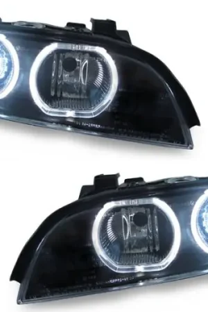 No Minimum Order BMW E39 Depo D2S Black Housing V3 U-Ring Led Angel DEPO Headlight W/ Motor