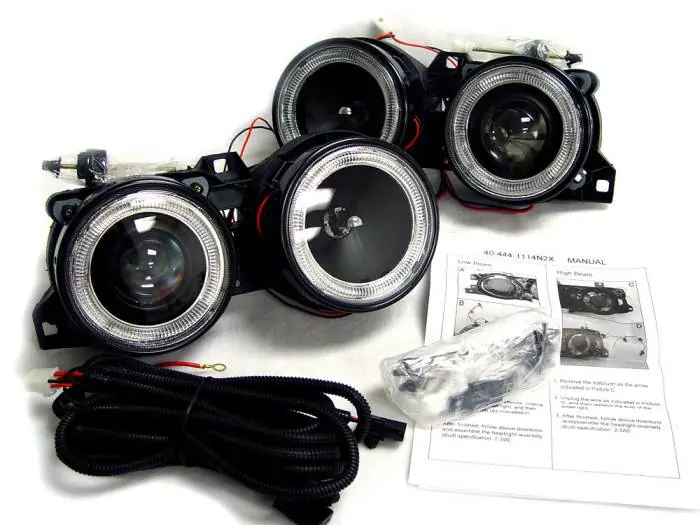 Reduced Price BMW E30 3 Series Black Projector Angel DEPO Headlight