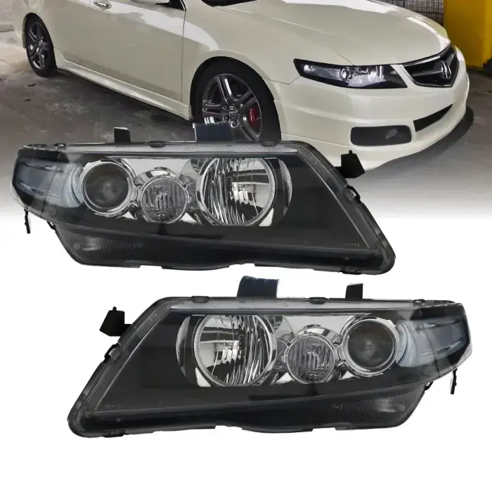 Fast Shipping Acura TSX Jdm 07-08 Style With Blue Corner D2S Projector DEPO Headlight