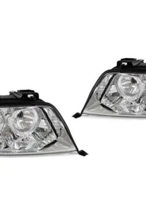 Audi A6/S6 C5 Chrome Angel Eye Projector DEPO Headlight Final Sale