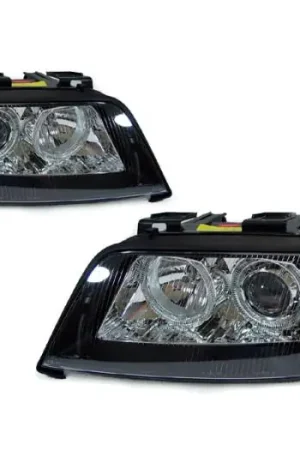 Audi A6/S6 C5 Black Angel Eye Projector DEPO Headlight Best Choice