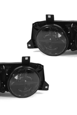 BMW E30 3 Series Euro Lhd Smoke Cross Hair Projector DEPO Headlight Premium