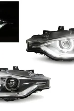 Genuine BMW F30 3 Series Depo Black Projector DEPO Headlight