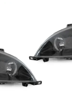 Bargain Mercedes W163 Maxzone Black Projector DEPO Headlight Set - For Halogen Model