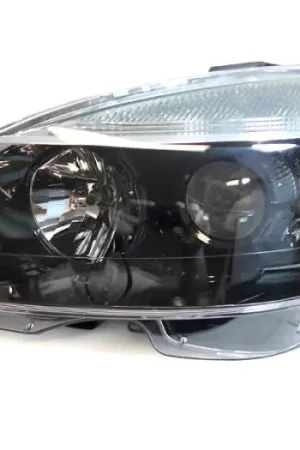 Hassle-Free Returns Mercedes W204 C Class Black Projector DEPO Headlight - Halogen Model