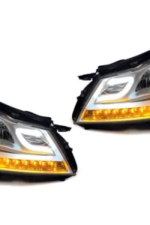 Mercedes W204 C Class Amg Style Chrome Projector DEPO Headlight - Halogen Model Buy Online