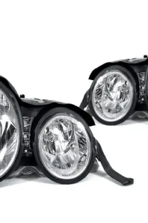 Mercedes W210 E-Class Chrome Projector DEPO Headlight - Us Spec Luxury