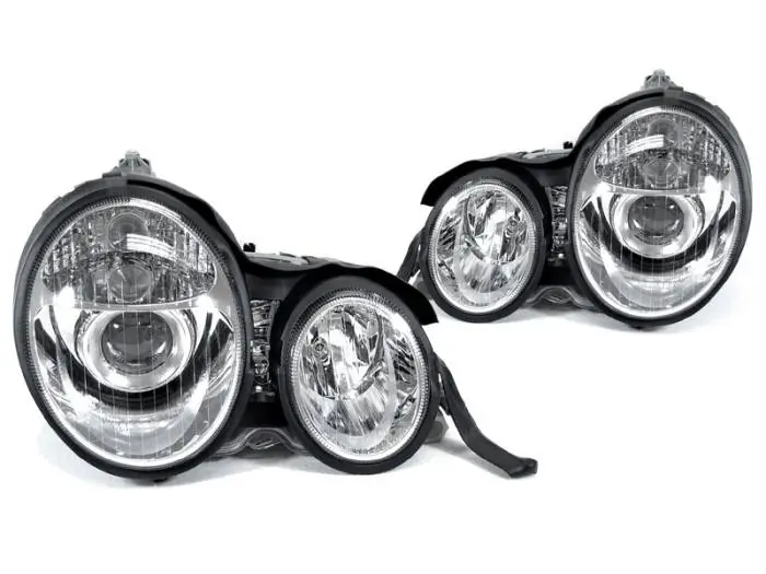 Mercedes W210 E-Class Chrome Projector DEPO Headlight - Us Spec Luxury