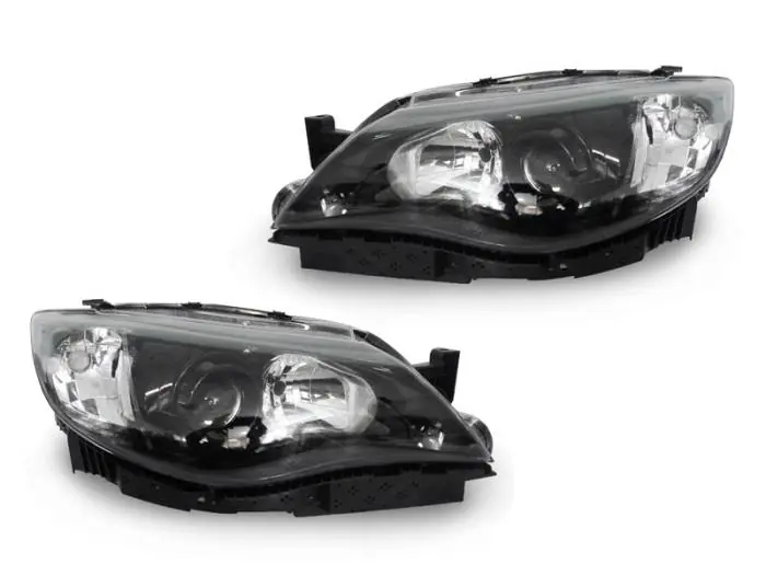 Clearance Subaru Impreza Black Clear Projector DEPO Headlight