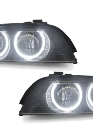 Free Delivery BMW E39 5 Series Xenon D2S Model Uhp Led Angel Halo Projector DEPO Headlight