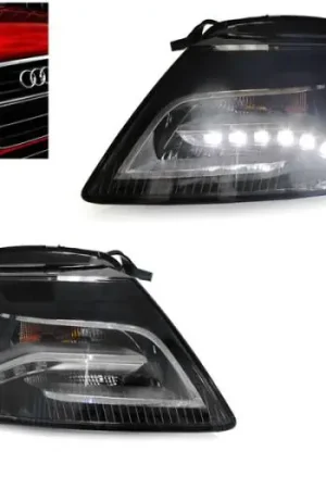 Audi A4 B8 Depo Oem Xenon Style Dot Led Projector DEPO Headlight Big Sale