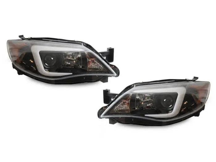 Subaru Impreza/WRX Black "C" Led Light Bar Projector DEPO Headlights -Halogen Don’t Miss Out