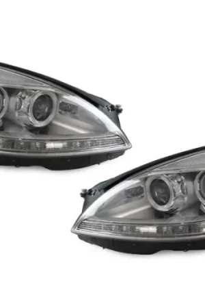 Express Delivery Mercedes W221 S Class Depo Facelift Look Led D1S Projector DEPO Headlight W/ Afs
