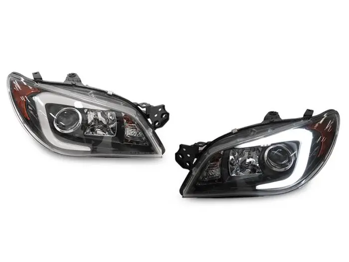 Limited Time Subaru Impreza Black C Led Light Bar Projector DEPO Headlights-Xenon D2S Model
