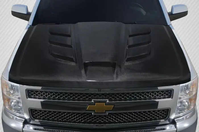 Viral Chevrolet Silverado Viper Look Carbon Fiber Body Kit- Hood!!! 113403