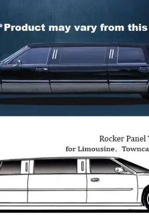 LINCOLN TOWN CAR 40" QAA Stainless 10pcs Rocker Panel Trim TH30682 Secure Checkout