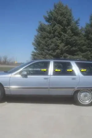 BUICK ROADMASTER 4dr QAA Stainless 8pcs Pillar Trim PP32598 Order Now