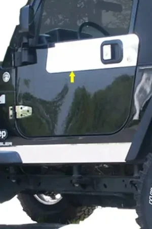 Price Cut JEEP WRANGLER 2dr QAA Stainless 2pcs Door Handle Accent HS45090