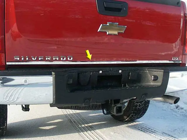 CHEVROLET SILVERADO 2/4dr QAA Stainless 1pcs Tailgate Accent RT39181 While Supplies Last