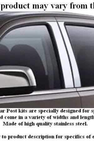 Final Sale FORD F-250 SUPER DUTY EXTENDED CAB QAA Stainless 4pcs Pillar Trim PP39321