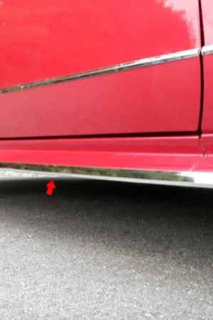 Super Sale FORD MUSTANG 2dr QAA Stainless 2pcs Rocker Panel Trim TH39351