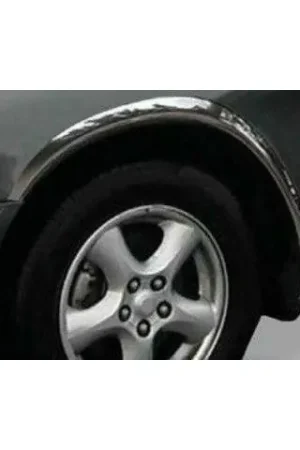 Original MERCURY SABLE 4dr QAA Molded Stainless 4pcs Wheel Well Fender Trim WZ40660