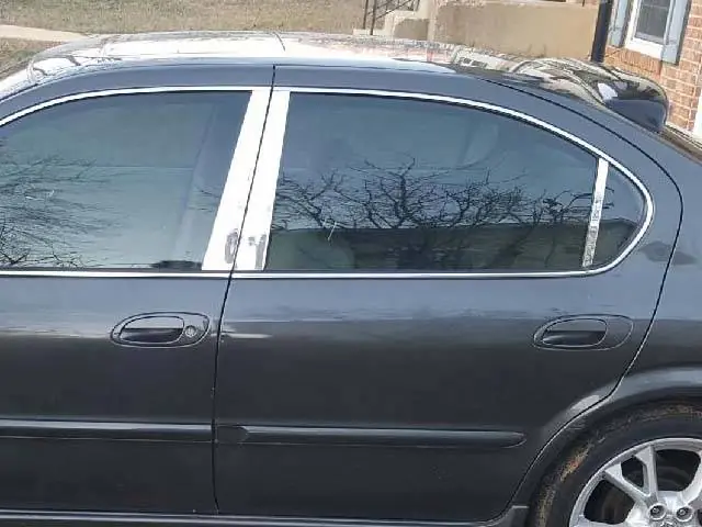 Original Fits Nissan MAXIMA 4dr QAA Stainless 6pcs Pillar Trim PP21541