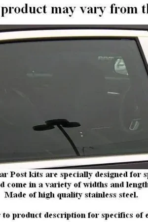 Viral PEUGEOT 307 SW 5dr QAA Stainless 6pcs Pillar Trim PP25840