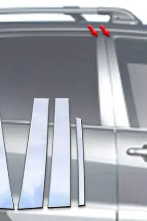 Certified TOYOTA RAV4 4dr QAA Stainless 6pcs Pillar Trim PP21181