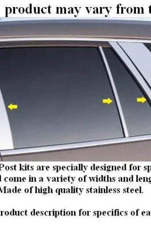 BMW 3 SERIES 4dr QAA Stainless 10pcs Pillar Trim PP25909 Editor’s Pick