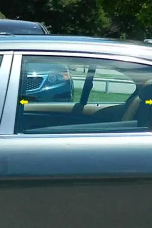 BMW 7 SERIES 4dr QAA Stainless 6pcs Pillar Trim PP25918 Budget