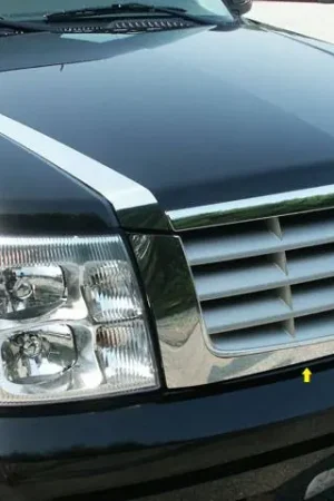CADILLAC ESCALADE 4dr QAA Stainless 4pcs Hood Trim HT42255 Holiday Sale