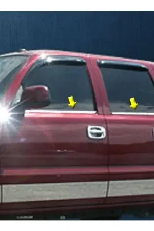 CHEVROLET AVALANCHE 4dr QAA Stainless 4pcs Window Sill Accent WS40198 Place Order