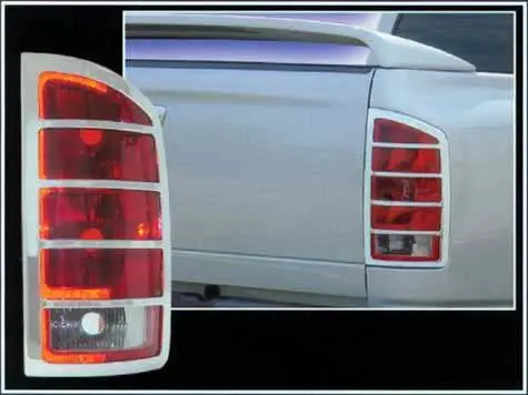 DODGE RAM Full Size QAA Chrome ABS plastic 2pcs Tail Light Bezels TL42935 Limited Edition